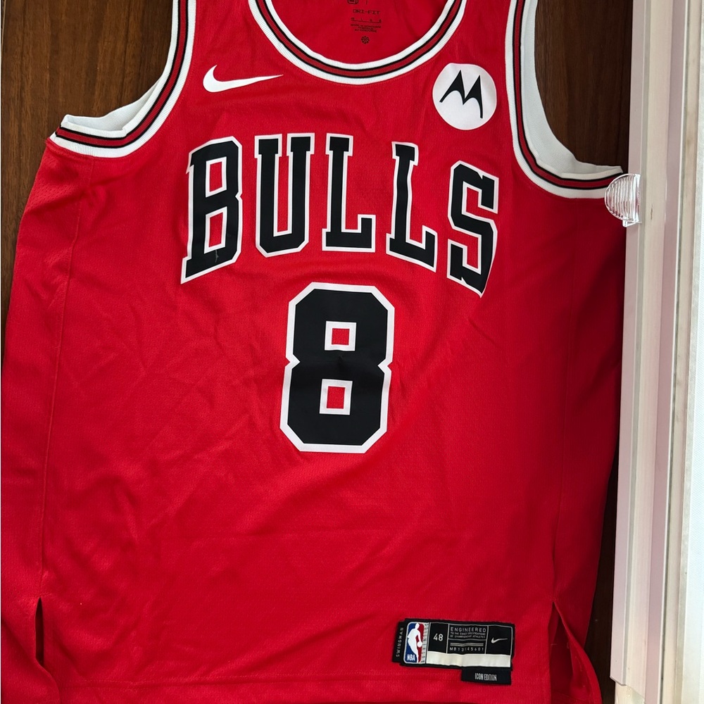 Nike Lavine Red Bulls Basketball Jersey
